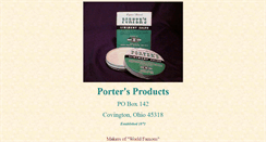 Desktop Screenshot of porterssalve.com